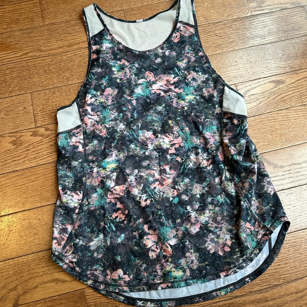 Floral Sleeveless Women's lululemon sculpt tank